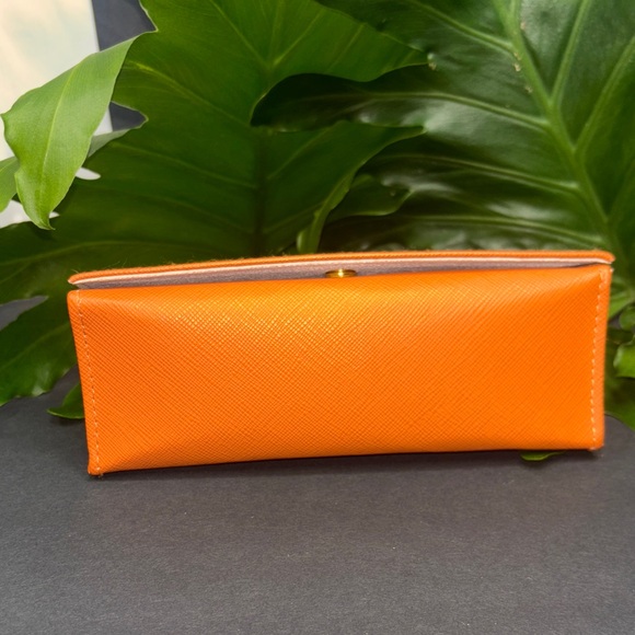 Tory Burch Orange Sunglasses Case - Picture 3 of 16